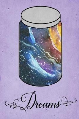 Cover of Dream Journal - Rainbow Watercolor Dream Jar (Purple)