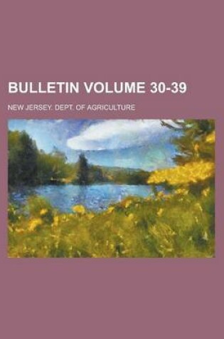 Cover of Bulletin Volume 30-39