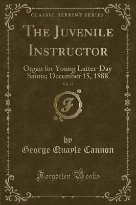 Book cover for The Juvenile Instructor, Vol. 23