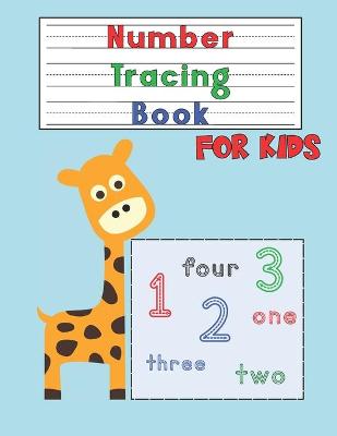 Book cover for Number Tracing Book for Kids