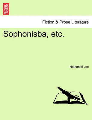 Book cover for Sophonisba, Etc.