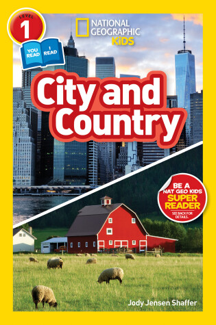 Cover of National Geographic Readers: City/Country (Level 1 Co-reader)