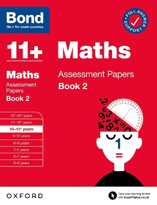 Book cover for Bond 11+ Maths Assessment Papers 10-11 Years Book 2: For 11+ GL assessment and Entrance Exams