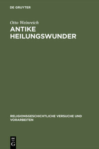 Cover of Antike Heilungswunder