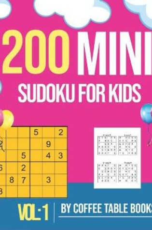 Cover of Mini Sudoku For Kids 6x6