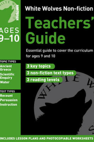 Cover of White Wolves Non-Fiction Teachers' Guide Ages 9-10