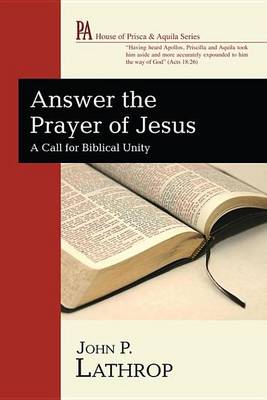 Cover of Answer the Prayer of Jesus