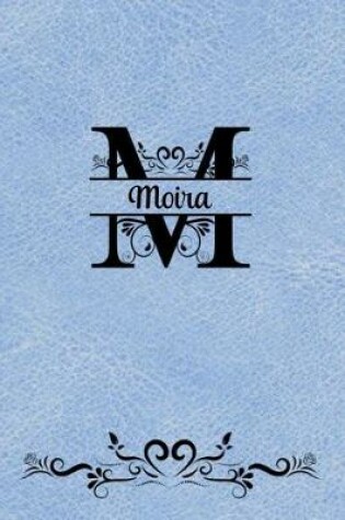 Cover of Split Letter Personalized Name Journal - Moira