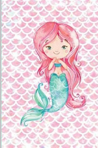 Cover of Mermaid Teal Notebook - Wide Ruled