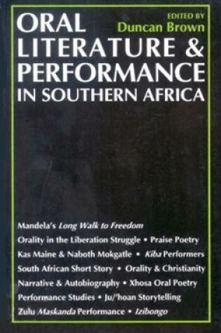 Cover of Oral Literature and Performance in Southern Africa