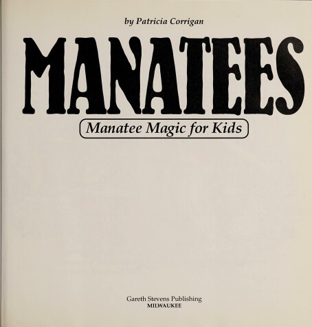 Book cover for Manatee Magic for Kids