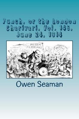 Book cover for Punch, or the London Charivari, Vol. 146, June 24, 1914