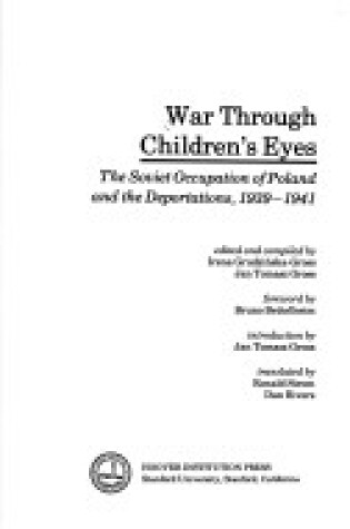 Cover of War Through Children's Eyes