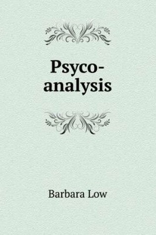 Cover of Psyco-analysis