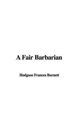 Book cover for A Fair Barbarian