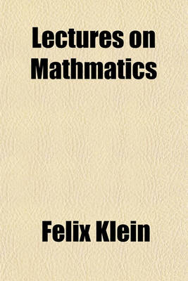 Book cover for Lectures on Mathmatics