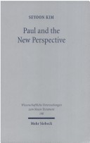 Cover of Paul and the New Perspective