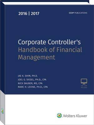 Book cover for Corporate Controller's Handbook of Financial Management (2016-2017)