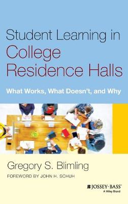 Book cover for Student Learning in College Residence Halls