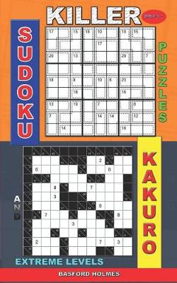 Book cover for Killer sudoku puzzles and Kakuro.