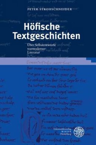 Cover of Hofische Textgeschichten