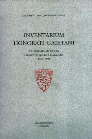 Cover of Inventarium Honorati Gaietani