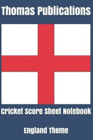 Cover of Cricket Score Sheet Notebook