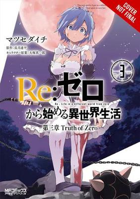 Book cover for re:Zero Starting Life in Another World, Chapter 3: Truth of Zero, Vol. 3