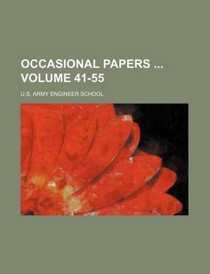 Book cover for Occasional Papers Volume 41-55