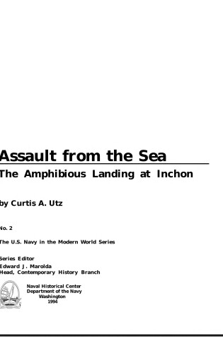 Cover of Assault from the Sea