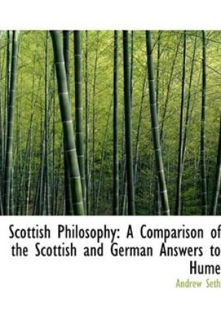 Cover of Scottish Philosophy