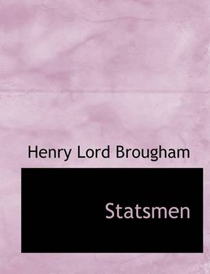 Book cover for Statsmen