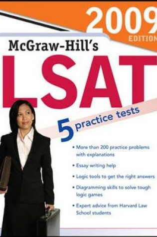 Cover of McGraw-Hill's LSAT, 2009 Edition (book)