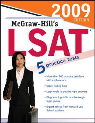 Book cover for McGraw-Hill's LSAT, 2009 Edition (book)