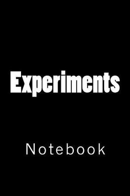 Book cover for Experiments