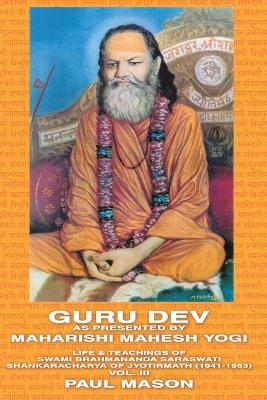 Book cover for Guru Dev as Presented by Maharishi Mahesh Yogi