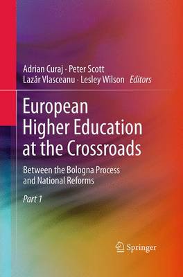 Cover of European Higher Education at the Crossroads