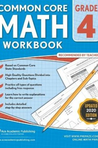 Cover of 4th grade Math Workbook