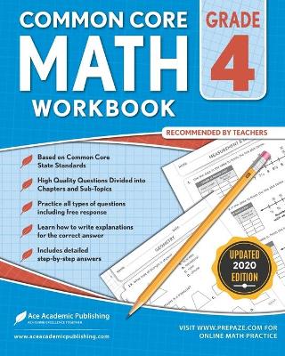 Book cover for 4th grade Math Workbook