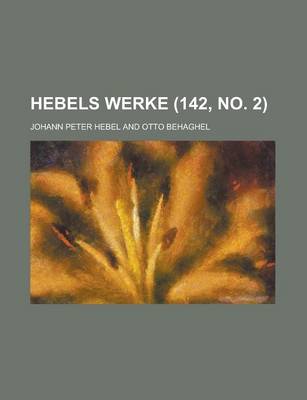 Book cover for Hebels Werke (142, No. 2 )