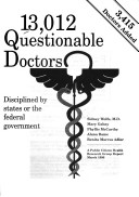 Book cover for 13,012 Questionable Doctors