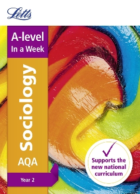 Cover of AQA A-level Sociology Year 2 In a Week