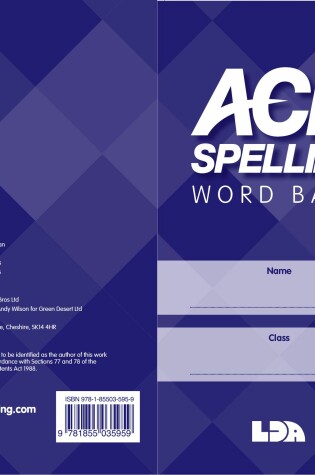 Cover of Ace Spelling Word Bank