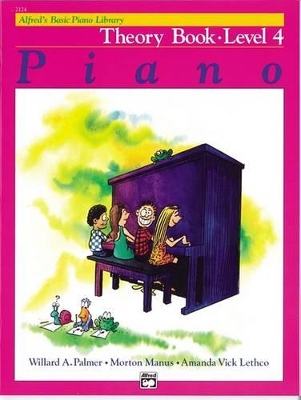 Cover of Alfred's Basic Piano Library Theory 4