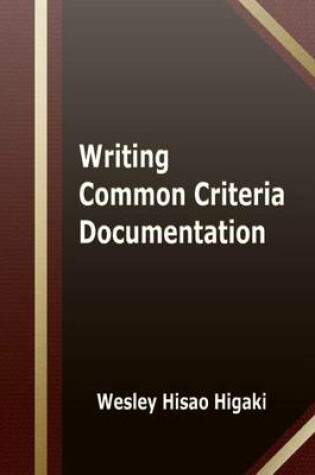 Cover of Writing Common Criteria Documentation