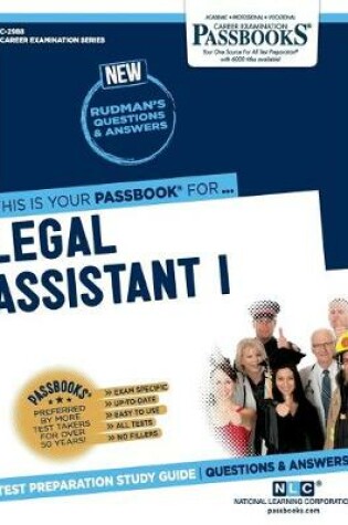 Cover of Legal Assistant I (C-2988)