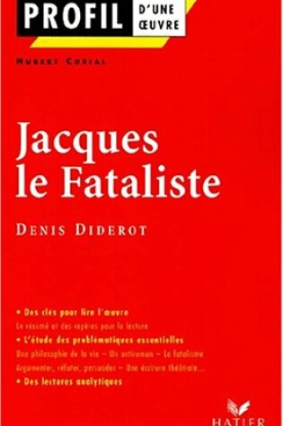 Cover of Profil d'une oeuvre