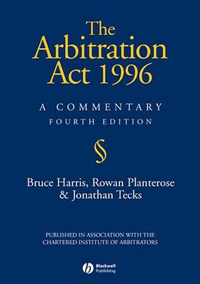 Book cover for The Arbitration Act 1996