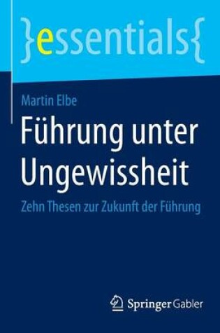 Cover of Führung unter Ungewissheit