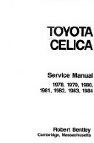 Cover of Toyota Celica Service Manual